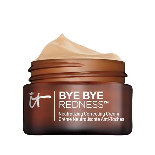 Vista 4 de IT Cosmetics Bye Bye Redness Full Coverage Color Correcting Cream - Redness Neutralizing Tinted Face Moisturizer, 12HR Hydration, Hyaluronic Acid