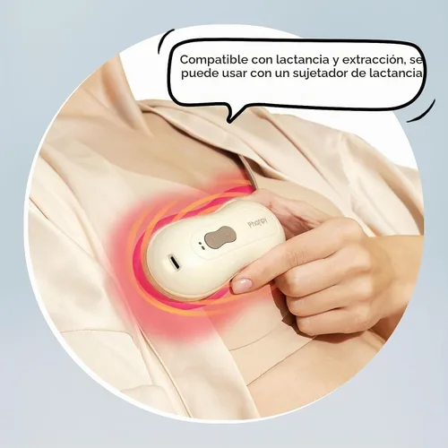 Vista 4 de Phanpy Masajeador de lactancia, masajeador de senos para lactancia materna, esenciales para la lactancia materna, múltiples modos 2 en 1