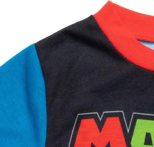 Vista 5 de SUPER MARIO Nintendo Mario and Luigi - Conjunto de pijama y pantalones para dormir para niños pequeños