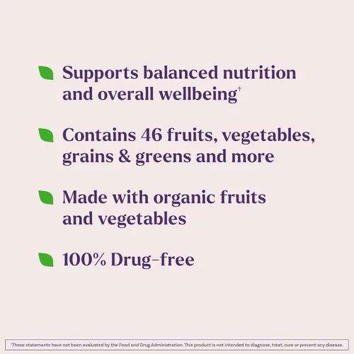 Vista 3 de Suplemento nutricional en cápsulas Natrol JuiceFestiv (60 cápsulas FruitFestiv y 60 cápsulas VeggieFestiv), 47469053031, paquete de de 1, 1, 1