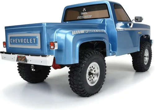 Vista 8 de Axial Camión RC 1/10 SCX10 III Pro-Line 1982 Chevy K10 4WD Rock Crawler cepillado RTR (batería y cargador no incluidos), AXI03029, azul