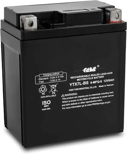 Vista 11 de YTX4L-BS Batería SLA Power Sport de 12 V 3AH 50 CCA - Batería Casil