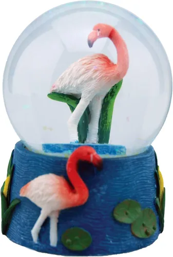 Vista 10 de Globo de agua - Oso marrón de Deluxebase. Decoración de animales de globo de nieve con figuras de oso marrón. Globo de purpurina de vidrio