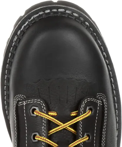Vista 4 de Georgia Boot Botas de trabajo impermeables de tacón bajo AMP LT Logger para hombre Negro