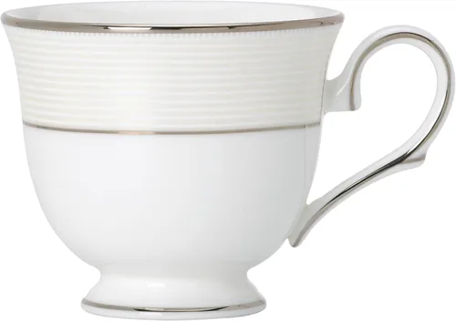 Vista 5 de Lenox Opal Innocence Stripe - Juego de 5 piezas, 4.40 libras, color blanco