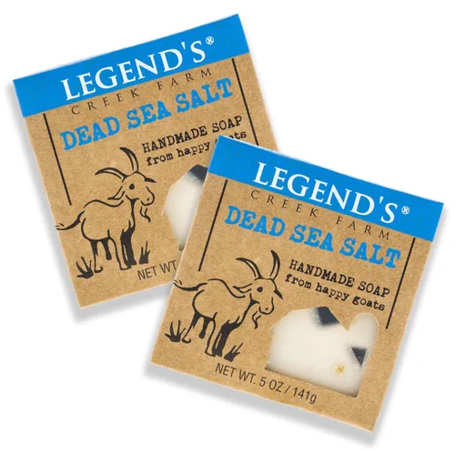 Vista 16 de Legend's Creek Farm Goat Milk Soap - Barra de jabón hidratante limpiadora para manos y cuerpo, espuma cremosa de 5 onzas, jabón natural nutritivo