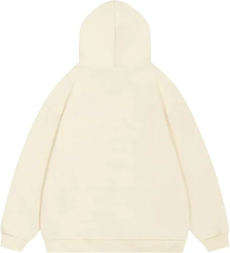 Vista 4 de Aelfric Eden Sudaderas con capucha de gran tamaño para mujer, con estampado de estrellas, de vellón, unisex, con bolsillo