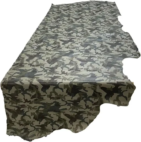 Vista 7 de Piel de vaca camuflaje (verde militar, 20 pies cuadrados (lado completo))