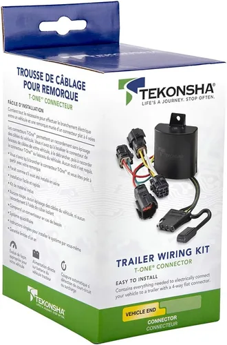 Vista 2 de Tekonsha Arnés T-One® T-Connector, plano de 4 vías, compatible con determinados Volvo XC40