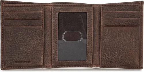 Vista 5 de Lucky Brand Men's Trifold Wallet ID Window Card Slots Genuine Leather Organization Durable Stylish