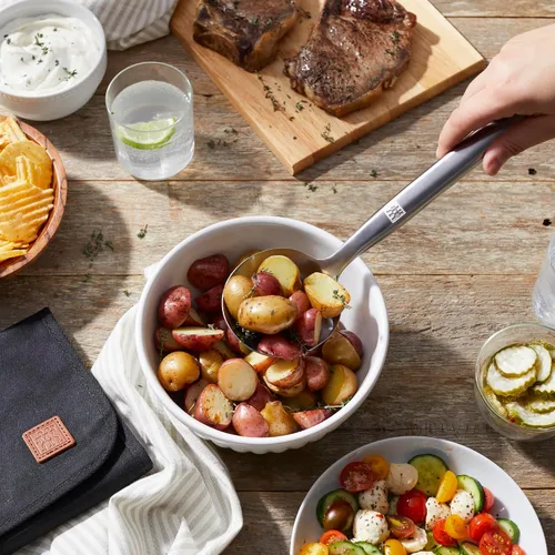 Vista 2 de ZWILLING Cuchara para barbacoa + de 16.5 pulgadas, accesorios para barbacoa, cuchara de cocina de metal de acero inoxidable, apta para lavavajillas