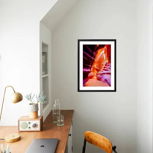 Vista 3 de ART.COM Impresiones artísticas enmarcadas para pared, Arizona, página, cañón de ranura para antílope superior, cañón escénico de Jaynes Gallery