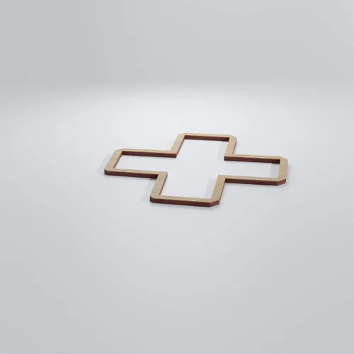 Vista 130 de 7 3/8"W X 7 3/8"H Extra Pequeño Fowler Decorativo Fretwork Madera Paneles De Pared, Aliso