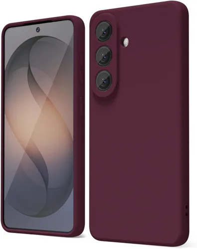 Vista 79 de oakxco Funda para teléfono Samsung Galaxy S8 de silicona líquida, delgada y fina de gel de goma suave TPU cubierta protectora simple llana