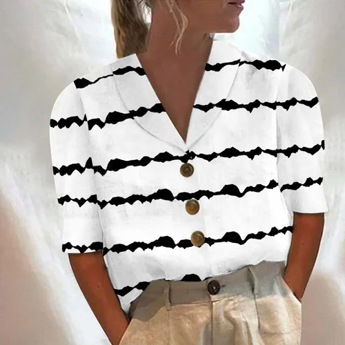 Vista 2 de Womens Shirts Dressy Casual 2023 Peasant T-Shirts Teen Girls Cute Tops Summer T-Shirts Trendy Going Out