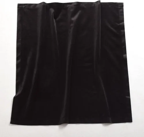 Vista 6 de BLESSUME Wizard Tarot Mantel y bolsa Cuadrado Azul Tarot Paño Negro