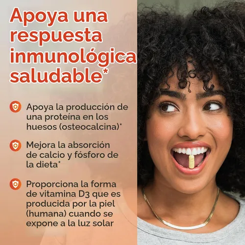 Vista 4 de Fórmulas vitamina D3 Jarrow, 5000IU, 100 geles suaves, D5000, 1, 1 Suplemento de vitamina D para la salud ósea, apoyo inmunológico y apoyo al