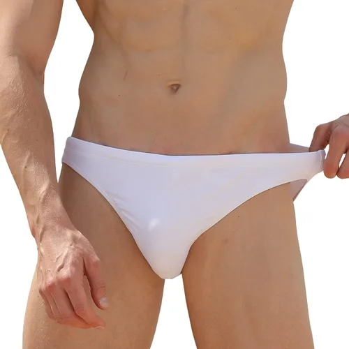 Vista 3 de Bañador de hombre con gradiente EASEJUICY, traje de baño de estilo bikini, cómodo y sexy, traje de baño micro de natación