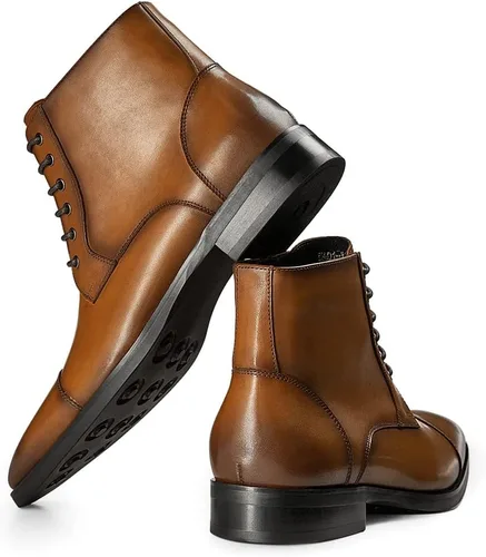 Vista 4 de GIFENNSE Botas de vestir para hombre, botas Chelsea formales para hombre