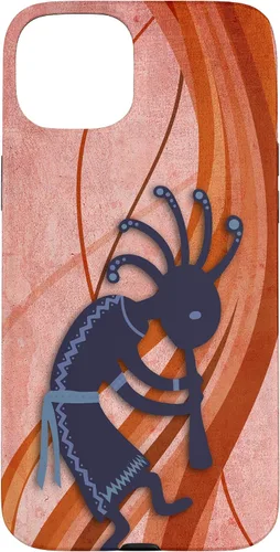 Vista 9 de Native American Kokopelli - Old School 2 - Fan Fun Case for iPhone 17