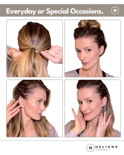 Vista 4 de Minihorquillas Heliums - Rubio Ceniza - Paquete de 40, horquillas pequeñas de 1.5 pulgadas para cabello fino y niños