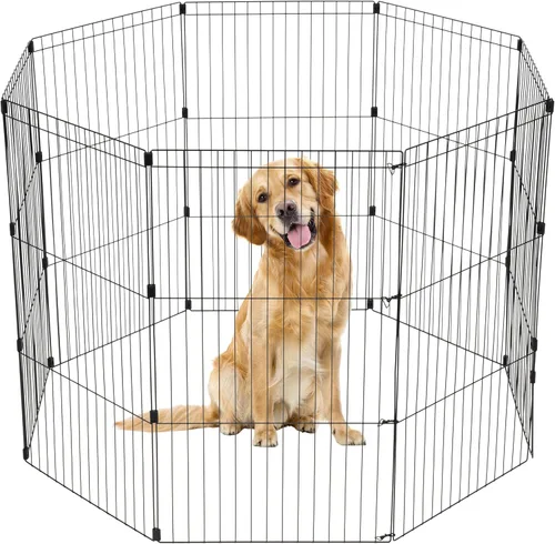 Vista 10 de IRIS USA Jaula Moderna de Madera para Perros – Elegante Perrera de Interior Estilo Mueble y Mesa Auxiliar para Perros Pequeños a Medianos, Jaula