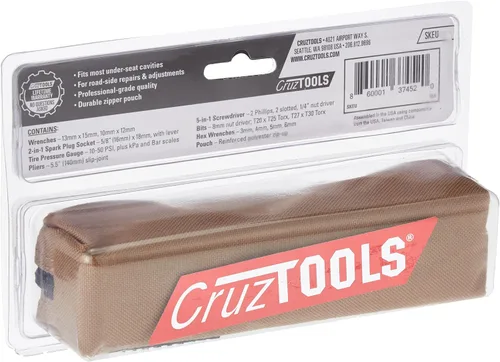 Vista 3 de CruzTOOLS SKEU SPEEDKIT Kit de herramientas para motocicletas europeas, negro