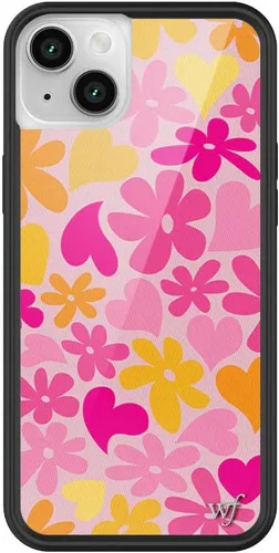 Vista 31 de Fundas Wildflower - Compatibles con Apple iPhone 14 Plus Parachoques protector negro, certificado de prueba de caída de 4 pies, propiedad