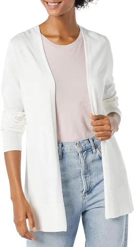 Vista 23 de Amazon Essentials - Suéter tipo cárdigan ligero con parte delantera abierta, para mujer (disponible en talla extragrande)