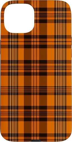 Vista 9 de iPhone 13 Pro Fall Plaid Halloween Naranja y Negro Acción de Gracias Otoño Case