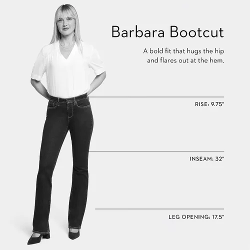 Vista 6 de NYDJ Barbara - Pantalones de mezclilla para mujer con ajuste Bootcut