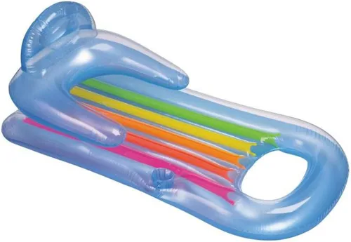 Vista 2 de Intex King Kool Lounge - Tumbona inflable para piscina con reposacabezas (paquete de 3)