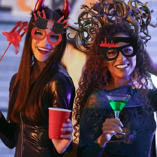 Vista 6 de AEAHALY Halloween Eyeglasses for Party Favor