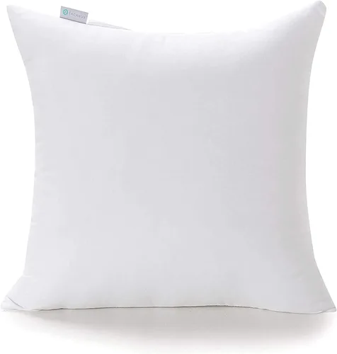 Vista 9 de Acanva 16 x 16 Insertos de Relleno de Almohada Premium de Poliéster Cuadrados, 16"-2P, Blanco