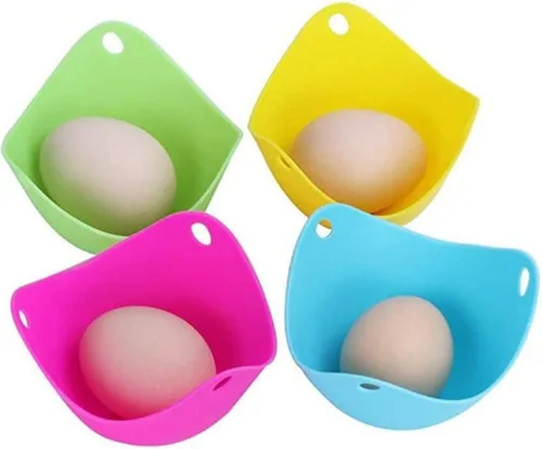 Vista 4 de Molde de tortilla de desayuno de silicona para huevo, para panqueques, herramienta de cocina, accesorios de cocina, Gadget Molde de huevo cocido
