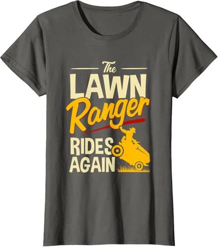 Vista 9 de The Lawn Ranger Rides Again - Camiseta de corte de césped Azul Marino