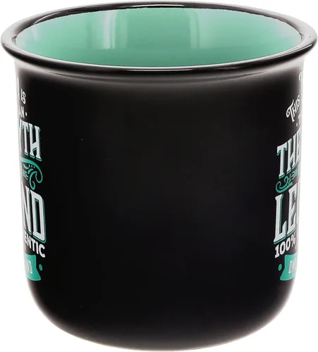Vista 2 de Pavilion Gift Company - Mom The Legend - Taza de cerámica de 13 onzas, taza de café de doble cara, regalo del día de la madre, 1 unidad, paquete