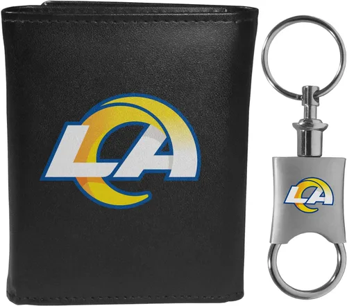 Vista 18 de Siskiyou Sports NFL unisex Tri-fold Wallet & Valet Key Chain