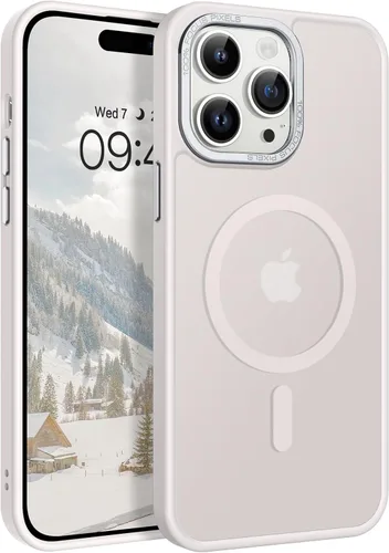 Vista 17 de BENTOBEN Funda magnética para iPhone 14 Pro [compatible con Magsafe] translúcida mate 14 Pro, delgada, a prueba de golpes, para mujeres, hombres