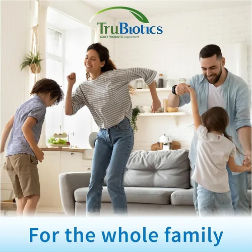 Vista 6 de TruBiotics - Probiótico diario, 30 cápsulas, sin gluten, sin soja digestivo + suplemento de apoyo para la salud inmunológica para hombres y mujeres