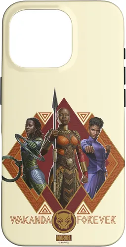 Vista 20 de iPhone 16 Marvel Black Panther: Wakanda Forever Hero Warrior Trio Case