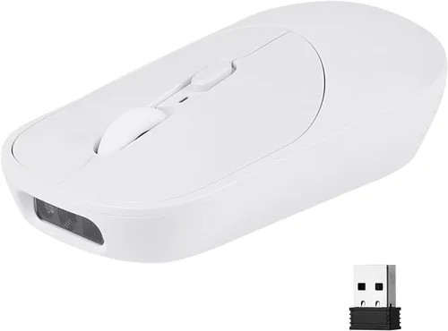 Vista 9 de Nuevo Escáner de Código de Barras Inalámbrico con Ratón, Diseño 2-en-1 Escáner de Código de Barras Portátil 2D con Funciones de Ratón Inalámbrico