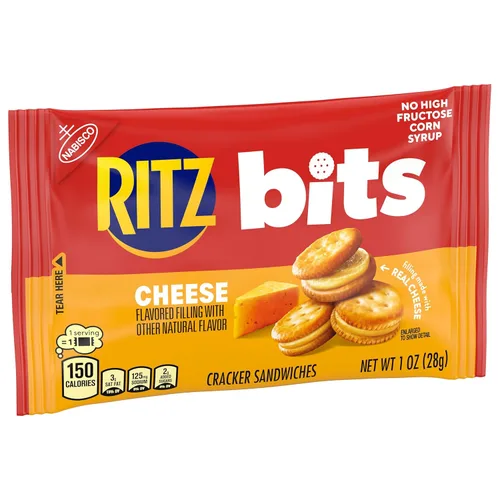 Vista 14 de Galletas OREO Mini, Mini CHIPS AHOY! Galletas, RITZ Bits Galletas de queso, bocadillos Nutter Butter y galletas Wheat Thins, paquete surtido Nabisco