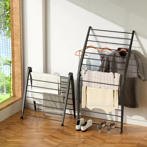 Vista 8 de Whitmor Spacemaker - Estante de secado plegable, organizador de ropa de interior con diseño pendiente de patente, ahorro de espacio, 6 pulgadas