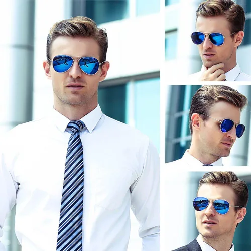 Vista 4 de Stoota - Gafas de sol unisex con marco de gran tamaño, para mujeres, hombres y mujeres