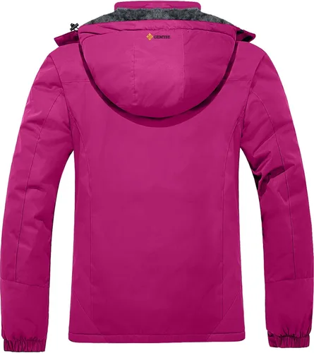 Vista 2 de GEMYSE Womens Mountain Waterproof Ski Snow Jacket Winter Windproof Rain Jacket