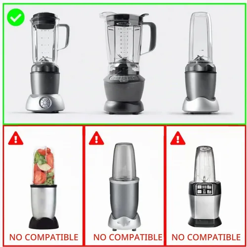 Vista 4 de Piezas de repuesto de licuadora para cuchilla NutriBullet Blender Combo, piezas NutriBullet Blender Combo para licuadora NutriBullet Blender Combo