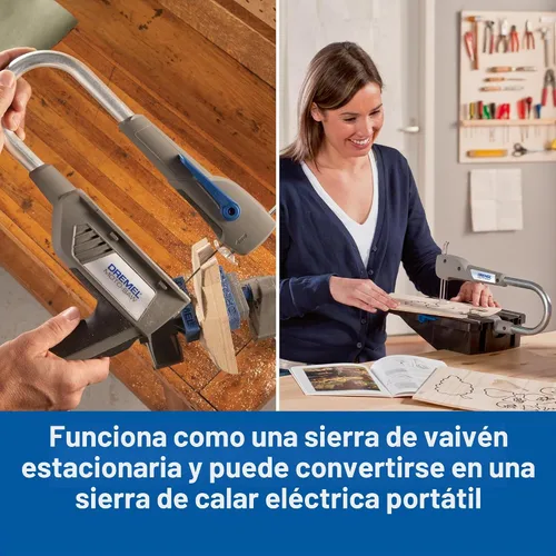 Vista 2 de Dremel Motosierra MS20 – 01 – Compacto de velocidad variable sierra circular Kit