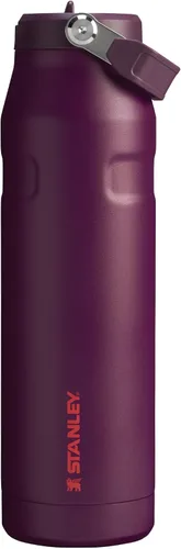 Vista 80 de STANLEY - Botella de agua IceFlow Flip Straw 2.0 con pajilla abatible, abertura más grande, acero inoxidable aislado, sin bisfenol A, 16 onzas