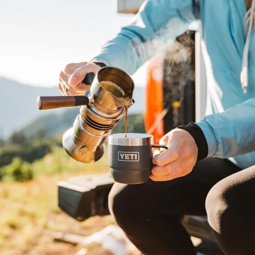 Vista 6 de YETI Rambler - Taza apilable de 6 oz, de acero inoxidable, aislada al vacío para espresso/café, paquete de 2 Verde mar